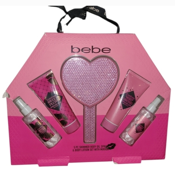 bebe Other - Bebe Shimmer Body Oil Spray & Body Lotion Set.